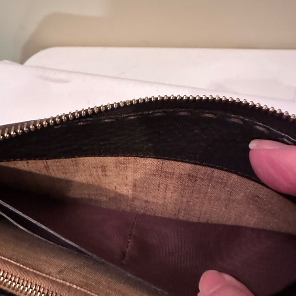 Fendi Selleria authentic brown leather with hardware in EUC see pics EUC - Picture 10 of 13